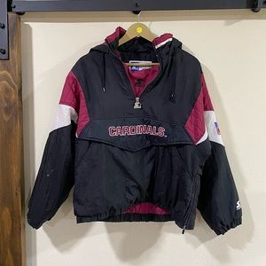 VINTAGE STARTER CENTER ICE COLLECTION NFL ARIZONA CARDINALS YOUTH sz.L PULLOVER